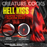 Creature Cocks Hell Kiss (Black) – Phthalate-Free 6 Inch Fantasy Dong Silicone Fantasy Dongs
